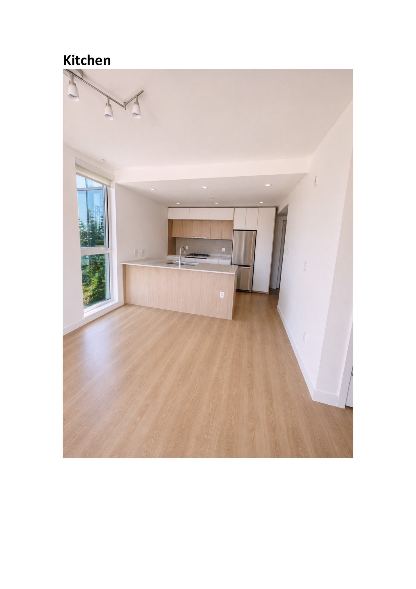 Modern kitchen with island